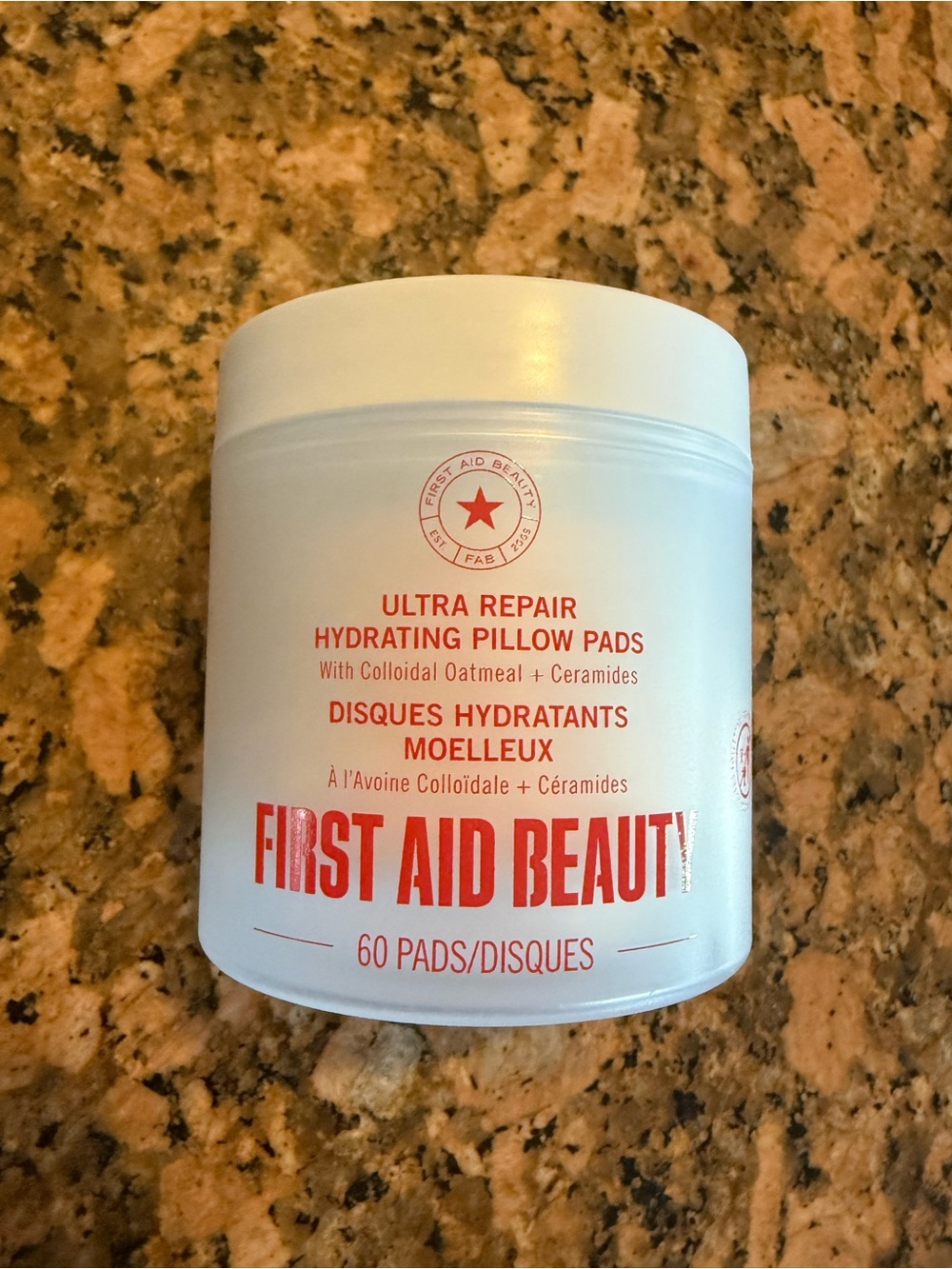 First Aid Beauty Ultra Repair Hydrating Pillow Pads - White